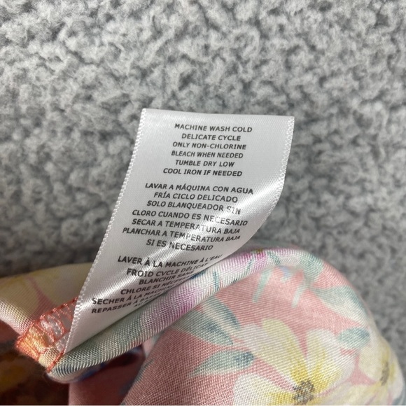 NEW Kut from the Kloth Thea Dress w/ Side Pockets Womens Size Large Coral Tiered - Picture 11 of 11